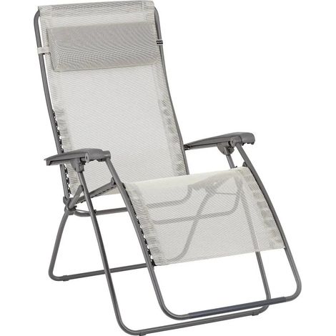 Lafuma Poltrona Relax gravità zero - XL Rsxa Clip XL Batyline® Iso Beige Seigle (1/4)