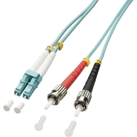 LINDY LWL-Duplexkabel LCST OM3 2m 50125Ãm Multimode (1/2)