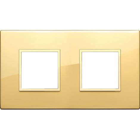 VIMAR - 21643.G09 Placca 4M(2+2) int71 oro totale lucido