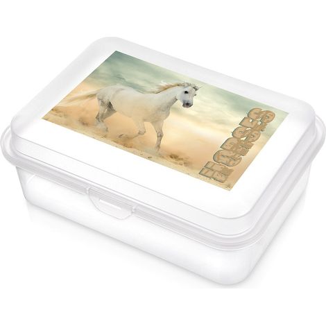 Contenitore per il pranzo trasparente design cavallo 750 ml (1/3)