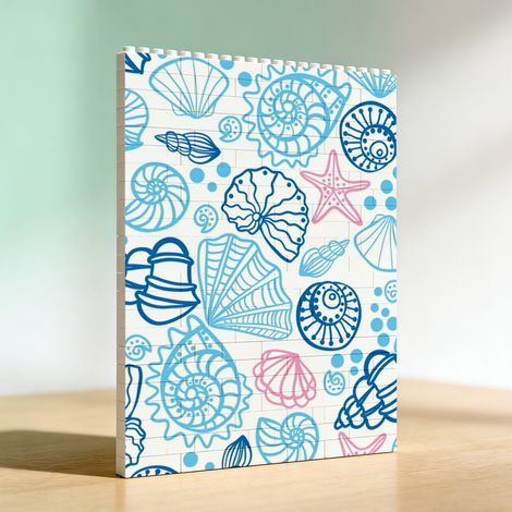 Cadre artistique DIY adulte en blocs de construction, cadeau d’anniversaire (1/5)