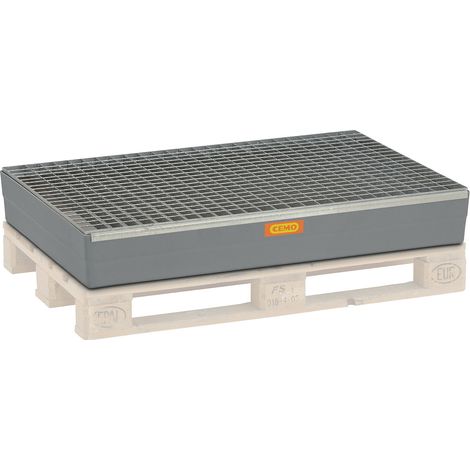 CEMO, Cuve de rétention pour palette en polyester armé de fibre