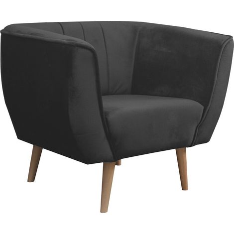 Sillón Glenview 105, Kronos 34, 75x82x74cm, Tapiz, Patas: Madera, 0 (1/5)