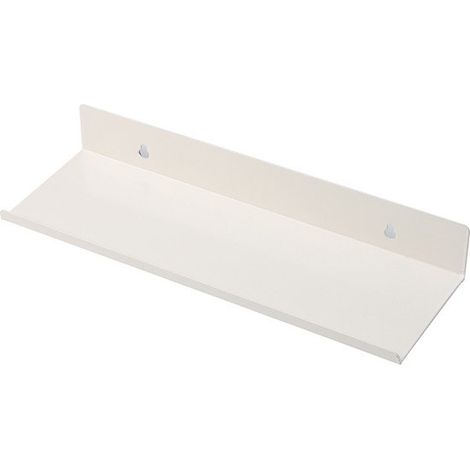 2 Stück – Wandregal – Duschregal – 30 cm – Kohlenstoffstahl – weiß – schwebend – für Schlafzimmer, Badezimmer, Küche, Wohnzimmer, Büro (1/4)