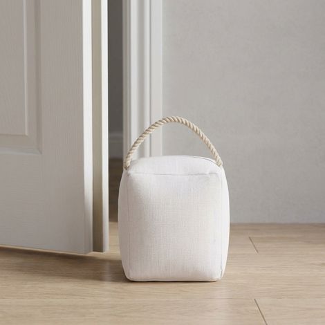 Customisable White Home Decor Doorstop (1/2)