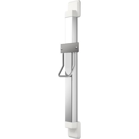 KWC AR Höhenverst., F5, f. Haartrockner,  250x1200x140 mm, Silber/Weiß