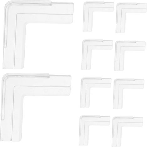 20 protège-coins de sécurité - PVC - transparent - découpable (1/5)