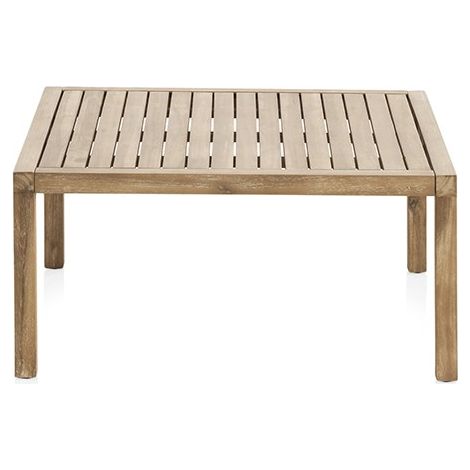 Table basse en bois d'acacia avec coussins - Collection Legno (1/5)