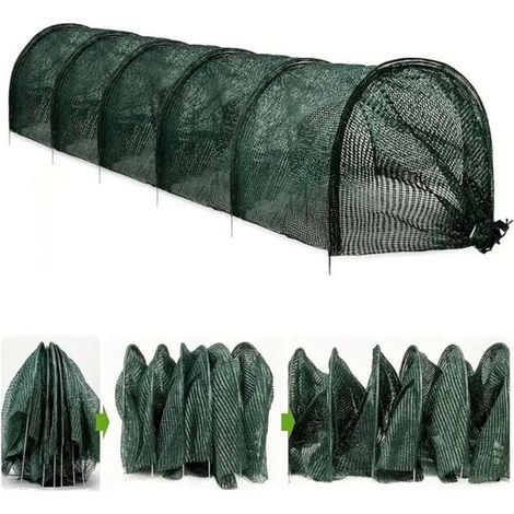 Tunnel de Croissance Pliable, Réutilisable Réseau des plantes de serre Tunnel pour Couvrir Les Jardin, Légumes und Tomate, Contre L (1/4)