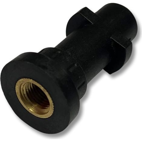 Adaptateur baïonnette 1/4" fileté femelle pour pistolets Kärcher de la série K Hobby avec noyau en laiton et filetage mâle G1/4A (1/3)