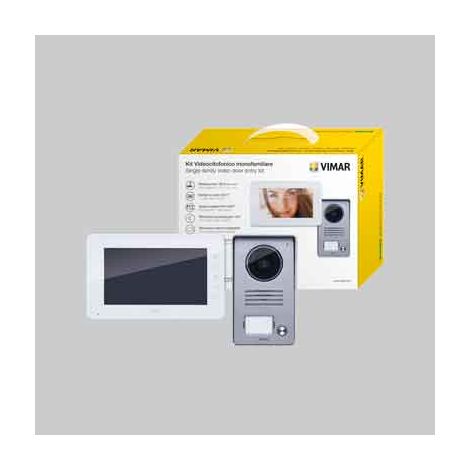 KIT VIDEOCITOFONO MONOFAMILIARE 'K40910' VIMAR Schermo 7 - VIMAR