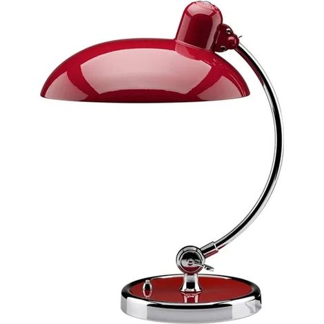 Lampe de bureau nordique médiévale (lumière rouge tricolore), style Bauhaus danois, minimaliste (lumière rouge tricolore). (1/2)