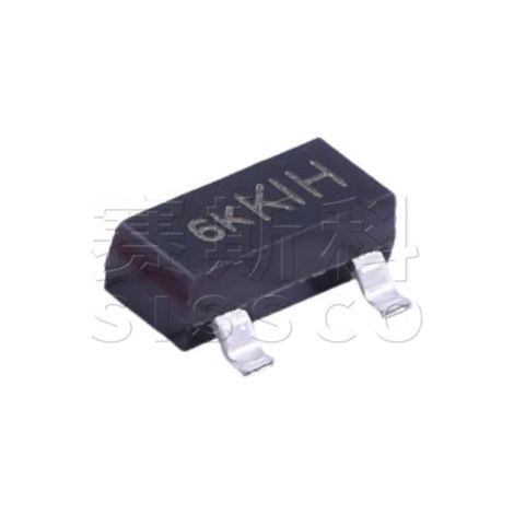 VISHAY TP0610K-T1-GE3 SOT-23 encapsulated P-channel MOSFET electronic component chip, 5 units, 5 units.