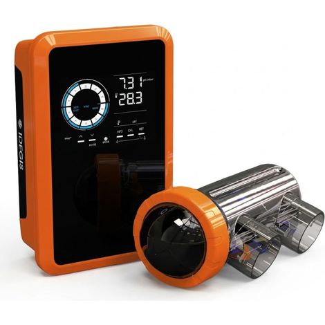 Chlorinateur au sel TECNO DT-21 S2 PH avec contrôle du pH  Production 21 g/h  Pour piscines jusqu'à 40 m³ (1/5)