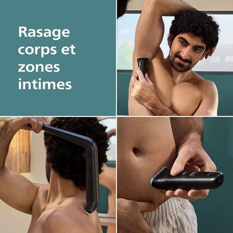 Grille de rechange pour rasoir électrique pour homme — Système de rasage à triple protection, rasage de près, coupe parfaite, 100 % étanche, référence BG2010/43 (1/2)