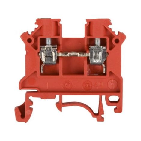 2-adriger Sammelschienenverbinder 4mm2 rot neu ZSG1-4.0Nc 11321311