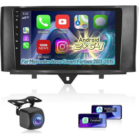 [2+64GB] Autoradio pour 2011-2015  Autoradio 9 pouces avec Écran Tactile, CarPlay (1/5)