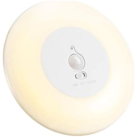 Plafonnier LED avec détecteur de mouvement à piles pour intérieur Lampe de Plafond sans Fil 3000K pour placards Armoire sous-sol Garde-manger Escalier [Classe énergétique A+] (1/5)