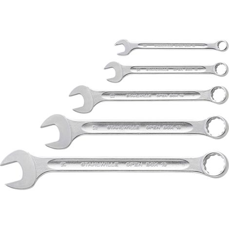 Stahlwille 96400809 13/5 Jeu de clés mixtes 5 pièces Ouverture de clé (métrique) 8 - 19 mm R682872