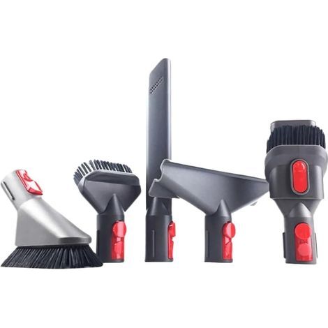Passend für Dyson Staubsauger V7, V8, V10, V11, V12 und V15: Zubehör für Saugdüse, Matratzenbürste, weiche Rundbürste