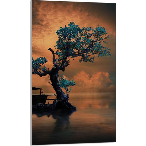 TABLA DE CORTAR DE VIDRIO 30x52 Árbol (1/5)
