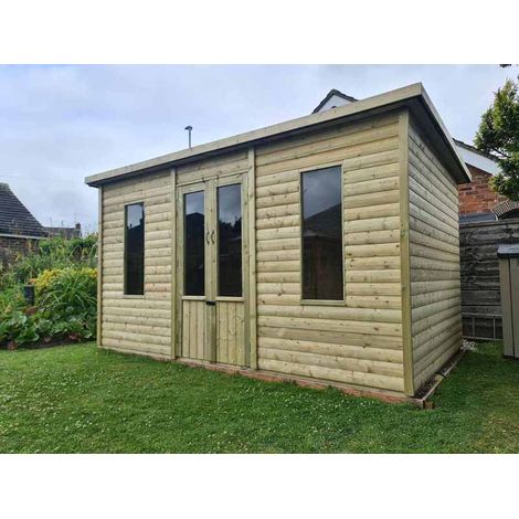 12 X 8 BAKEWELL SUMMERHOUSE - L365.8 x W243.8 x H365.8 cm