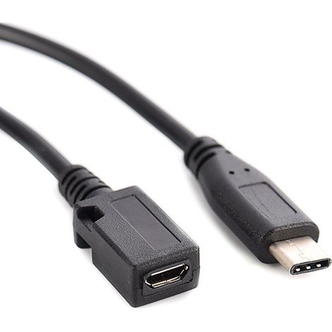 Kompatibel mit Lade- und Datenkabeln für Xiaomi- und Huawei-Mobiltelefone, Typ-C-Stecker auf Micro-USB-Adapterkabel für Android-Telefone. (1/3)