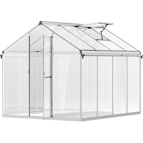 8 x 6 ft Aluminum Frame Greenhouse (1/5)