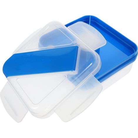 Boîte à lunch bento portable VILLCASE en plastique bleu de 1100 (1/5)