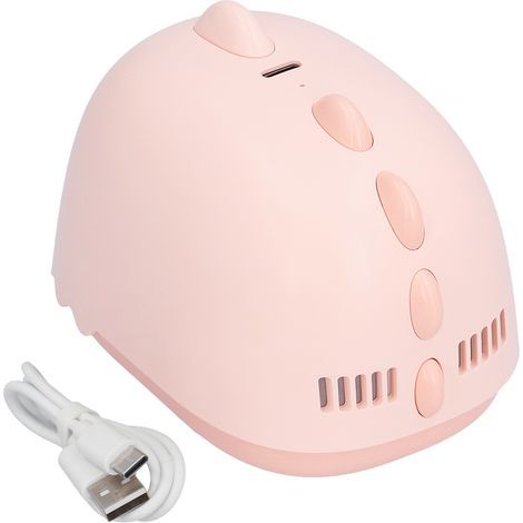 Aspirateur de Bureau Mini Puissant, Deux Niveaux d'Ajustement, Charge Rapide, Portable et Compact - Rose (1/5)