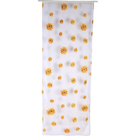 1 Rideau Voile Motif Floral Polyester Blocage Lumière UV Réduction Bruit pour Chambre Salon Bureau (1/5)