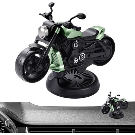 Désodorisant pour voiture Diffuseur rotatif en forme de moto Pour hommes, femmes et véhicules tels que SUV et camions (1/5)