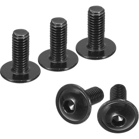 50 Pcs Vis À Tête Cylindrique À Embout Hexagonal M5x14mm (Noir) (1/5)
