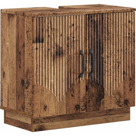 Waschbeckenschrank HOORN Altholz 59,5 x 31,5 x 56 cm vidaXL (1/5)