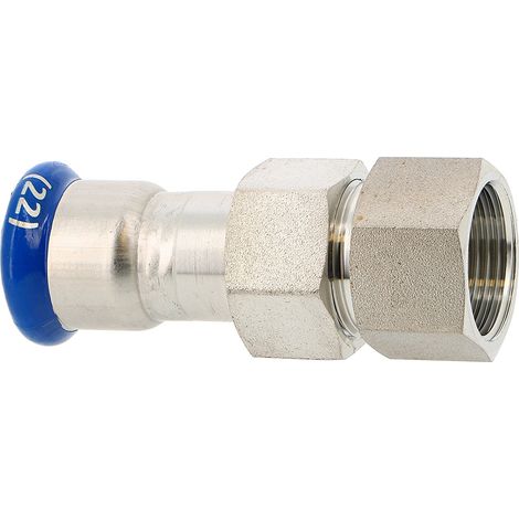 Raccord union femelle à sertir SERTIsteel Inox - Empreinte M 20x27 - Ø22mm