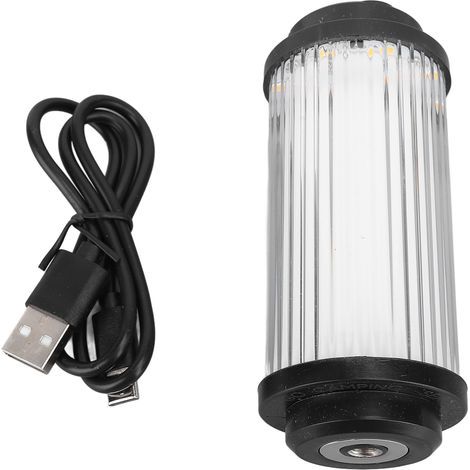 Camping Lantern with 3 Continuously Dimmable Brightness Levels, IP68 Waterproof Rechargeable Portable Tent Light for Emergency Hiking and Blackout Lighting (1/5)
