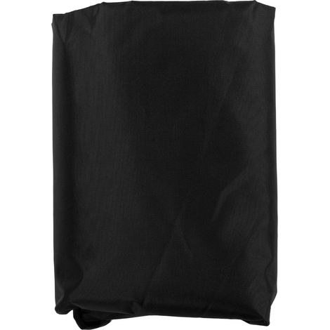 Toile de balancelle d'extérieur en tissu Oxford argenté imperméable, accessoire de protection solaire pour jardin, noir (1/5)