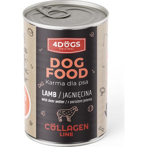 Collagen Line Futter - mit Geweih und Lamm 400 g (1/5)