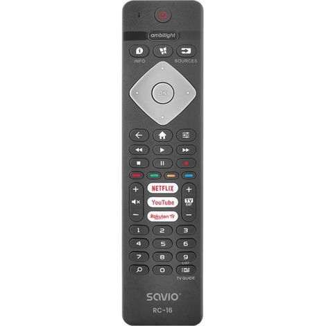 MANDO TV SAVIO RC-16 REEMPLAZO PHILIPS SMART TV (1/4)