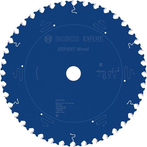 Bosch EXPERT Wood Circular Saw Blade 254 x 2.6/1.8 x 25.4 mm T40 2608902241 (1/4)