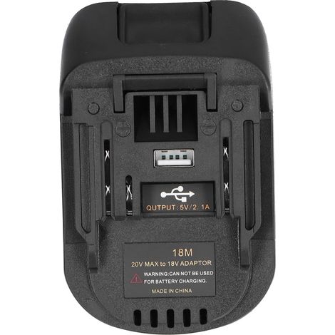 Adaptateur Batterie Convertisseur Kit Conversion Socle Connecteur Alimentation Accessoire 18V BPS18M (1/5)