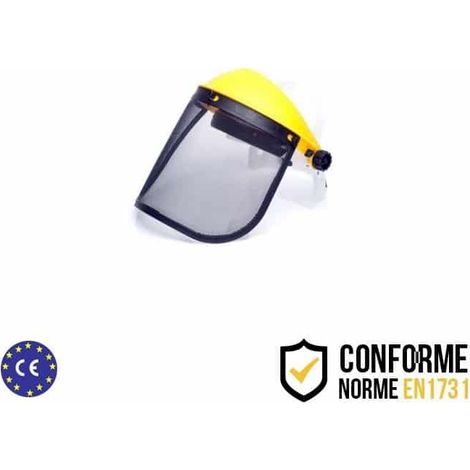 Visière professionnelle de protection à écran grillagé relevable (1/3)