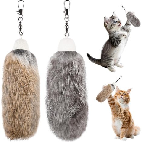 2-teiliges interaktives Katzenspielzeug-Set, 12 x 3 cm (1/5)