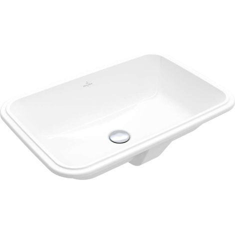 Villeroy & Boch Architectura - Lavabo ad incasso, 57x37 cm, con troppopieno, bianco alpino 5A776001 (1/5)