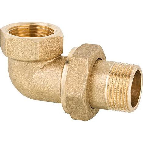 Raccord a vis coude laiton DN20 (3/4") male PN10