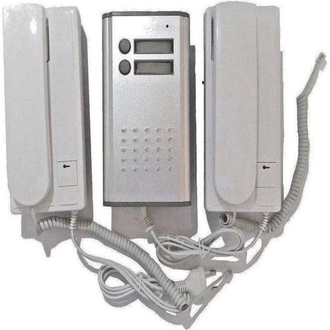 Trade Shop - Kit De Portero Automático Bidireccional De Dos Hilos Dos Auriculares - (1/2)