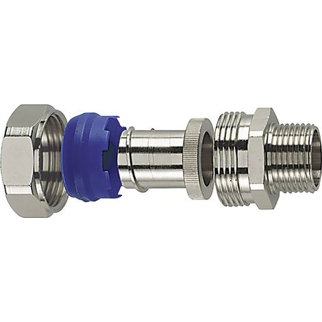 HellermannTyton 166-31406 PCS32-FMC-M32-NPB/PA6-ML Raccord de tuyau métal M32 droit 1 pc(s)