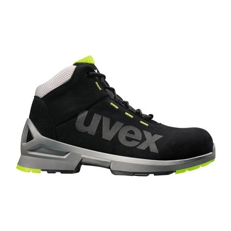 Uvex Schnürstiefel schwarz/gelb uvex 1, S2, EU-Schuhgröße: 46 (1/5)