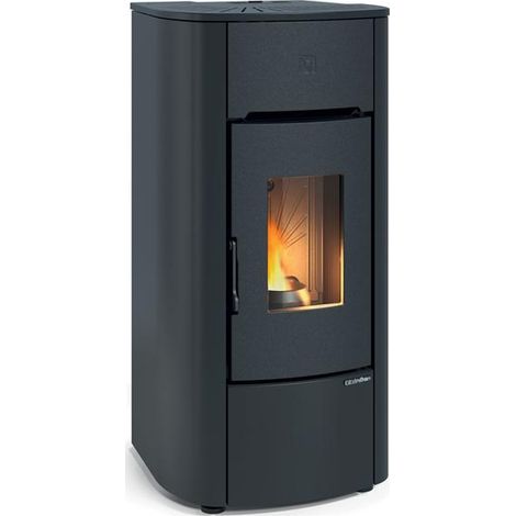 Poêle à granulés 8kw noir - Nordica Extraflame - ANGELICAEVONOIR