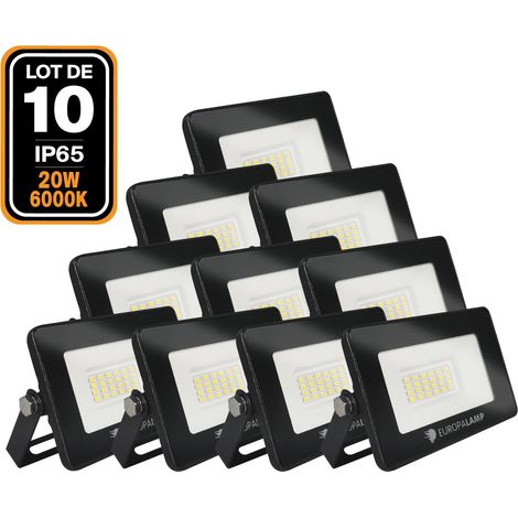 10 Projecteurs LED 20W Ipad Blanc froid 6500K Haute Luminosité (1/5)